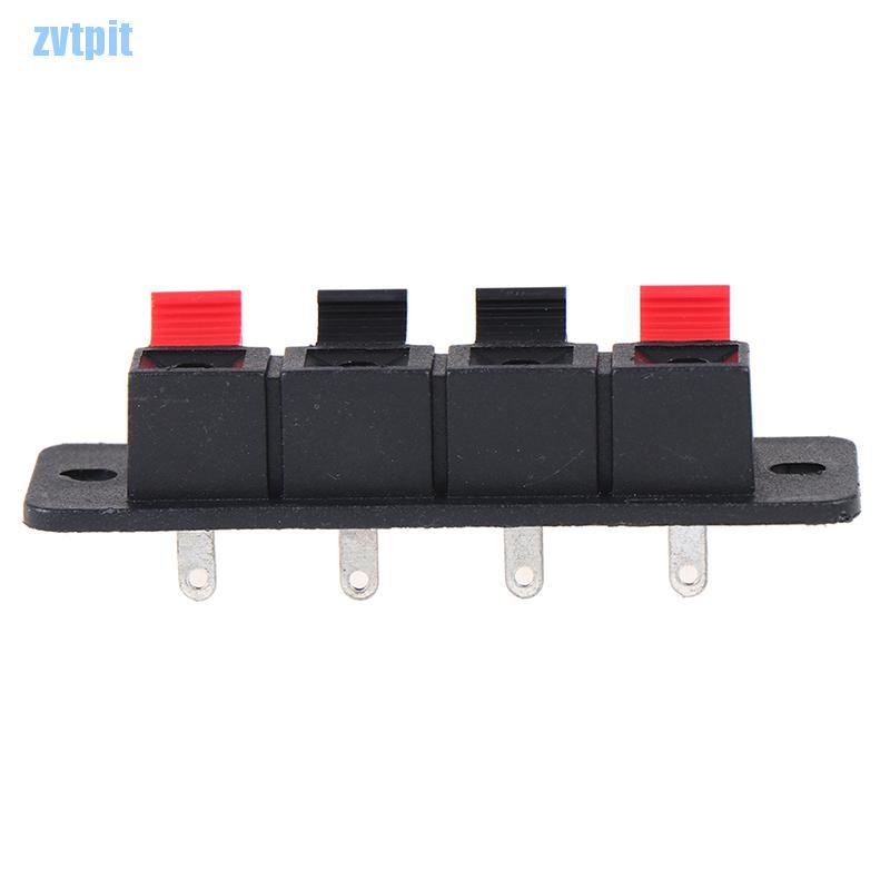 Set 2 Đầu Nối Dây Điện 4 Vị Trí Cho Loa Âm Thanh