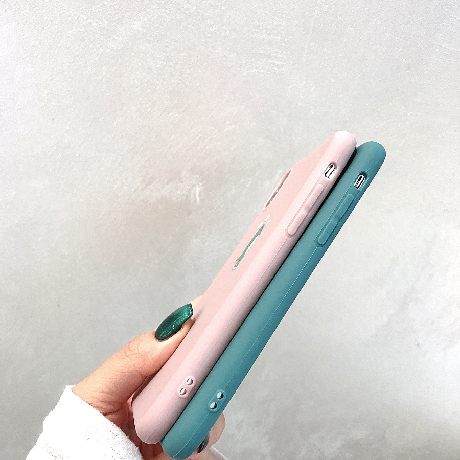 Ốp silicone mềm hình khủng long dễ thương IPhone SE 2020 6 6s 7 8 Plus X XS XR XSMax Cartoon Little Dinosaur Soft Cover | BigBuy360 - bigbuy360.vn