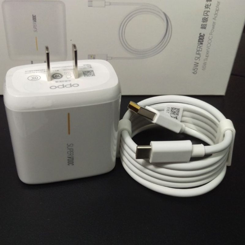 Bộ Sạc Oppo Công Nghệ Sạc Type-C Siêu Nhanh 65W Sạc Chính Hãng .