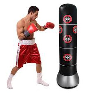 Hàng trụ đấm bốc phản xạ- tặng kèm bơm chân