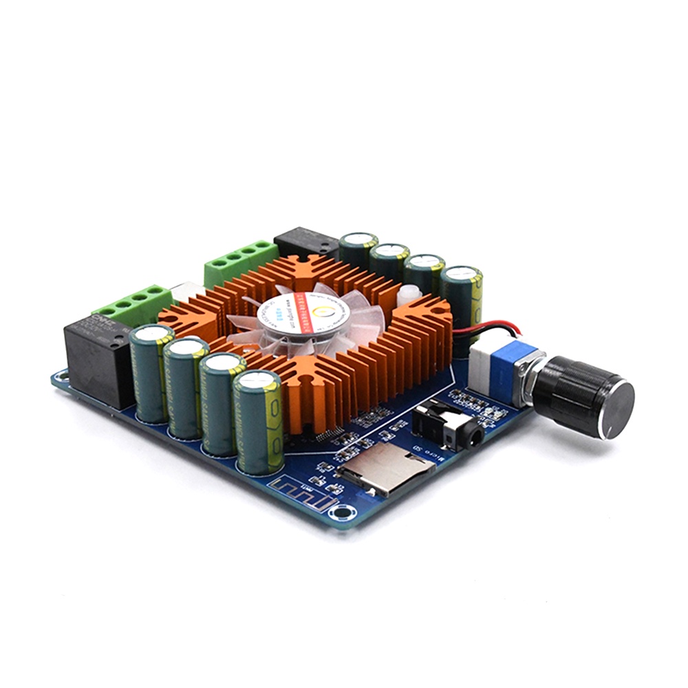 Bảng mạch khuếch đại âm thanh kỹ thuật số bluetooth ZIQQUCU XH-A393 50W * 4 tiện dụng cho xe hơi