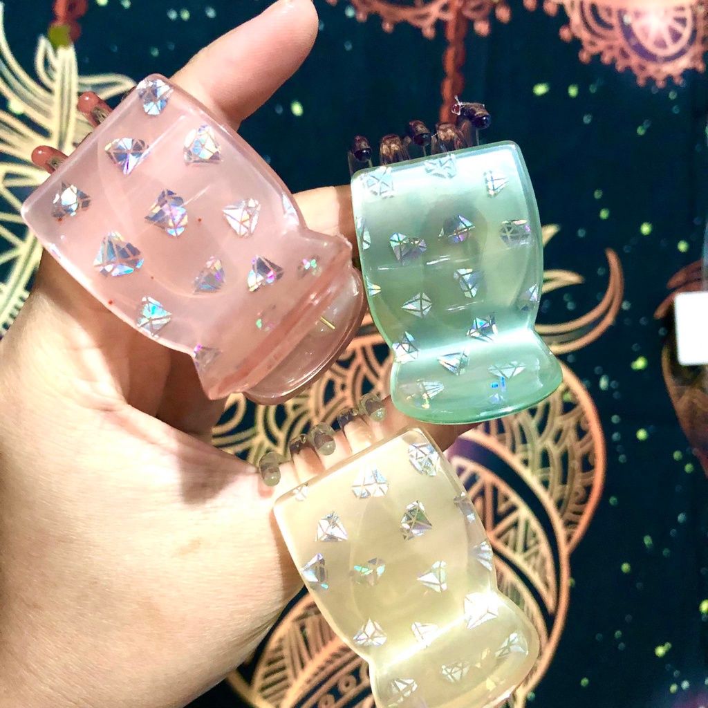 Kẹp tóc càng cua 5 rang kim cương cao cấp