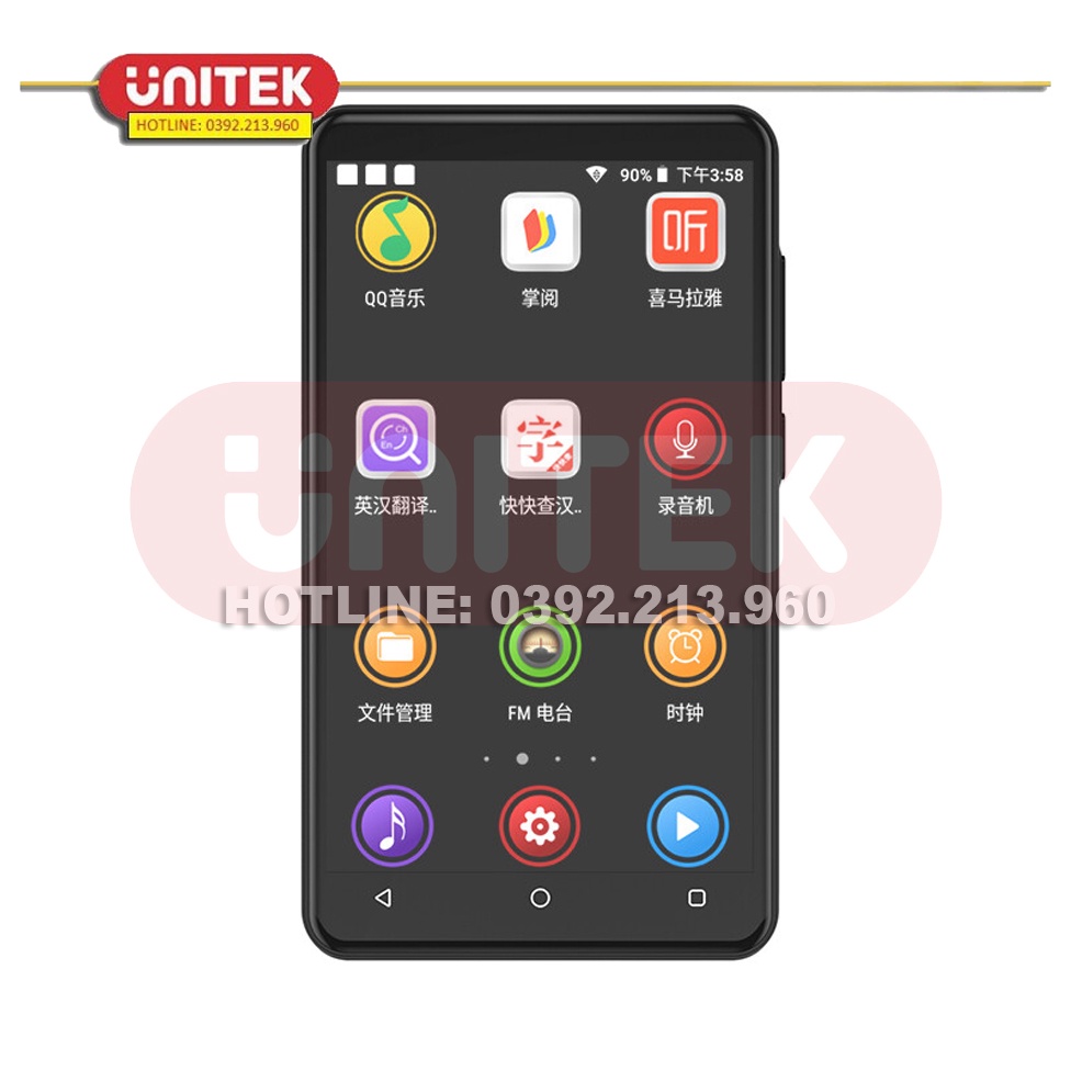 (Hỗ Trợ Tiếng Việt) Máy Nghe Nhạc Android MP4 Màn Hình Cảm Ứng 4.0 Inch Kết Nối Bluetooth WiFi Ruizu H11 Bộ Nhớ 16GB