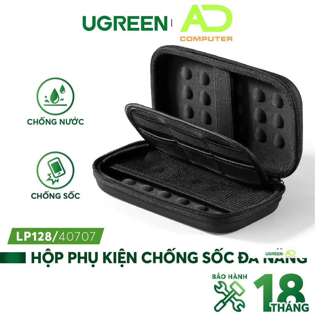 Hộp đựng phụ kiện công nghệ UGREEN LP128 50274 tai nghe thẻ nhớ cáp USB ổ cứng (18x10.3x5.5cm)