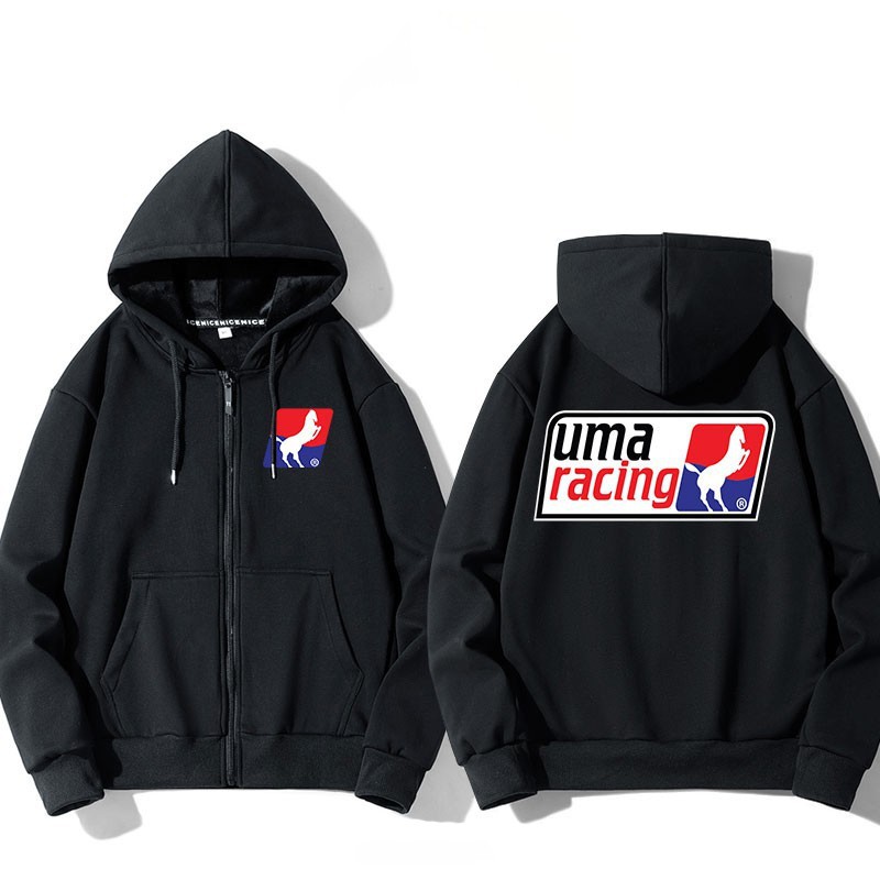 Áo khoác dây kéo unisex racing biker v.2 nam nữ vải da cá cao cấp co giãn 4 chiều, thoáng mát gia sốc