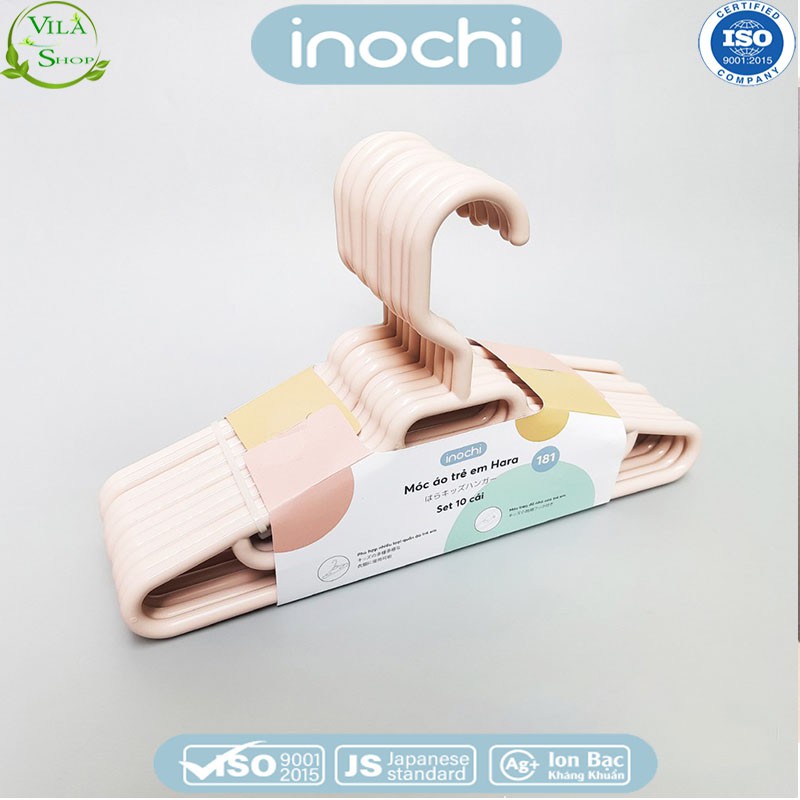 [ Set 10 ] Móc Treo Quần Áo, Móc Quần Áo Trẻ Em Hara 181, Treo Đồ Trẻ Em Cao Cấp INOCHI Tiêu Chẩn Nhật