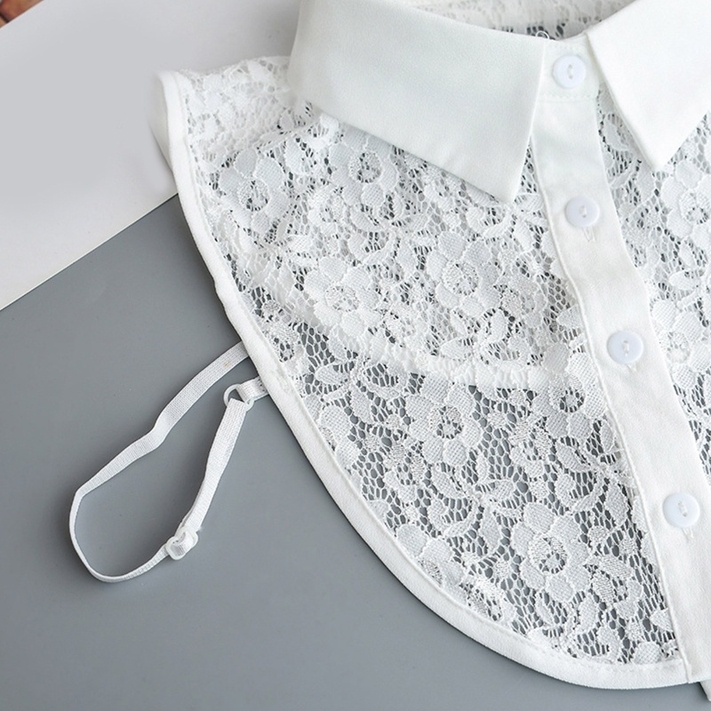 Áo Sơ Mi Phối Ren Mỏng Nửa Lớp Cơ Bản Dành Cho Nữ Văn Phòng