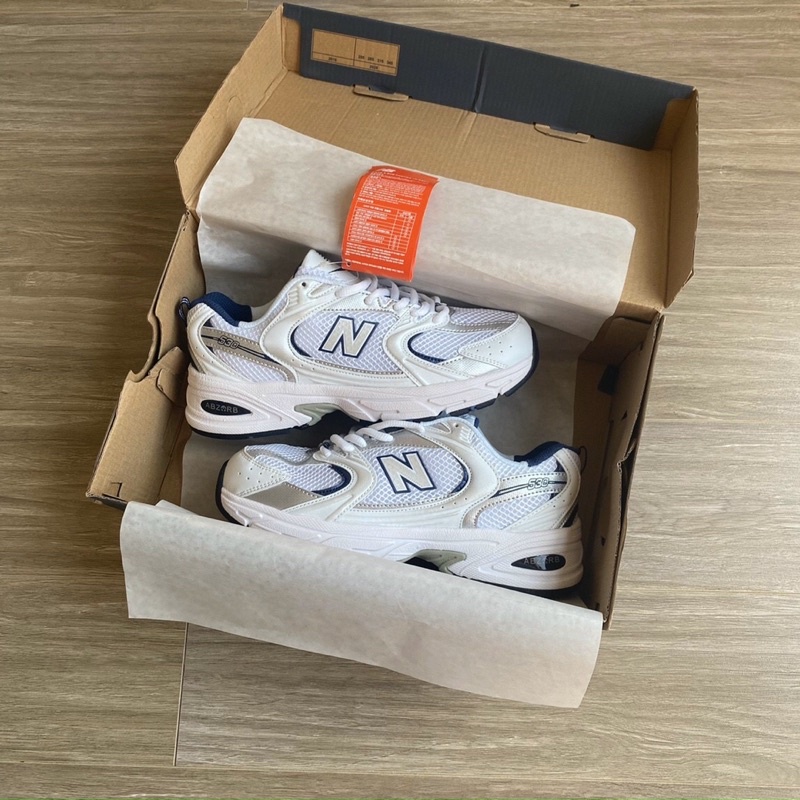 GIÀY NEW.BALANCE530 WHITE GREY HÀN QUỐC LAI AU [ FREESHIP + GIẤY GÓI ]