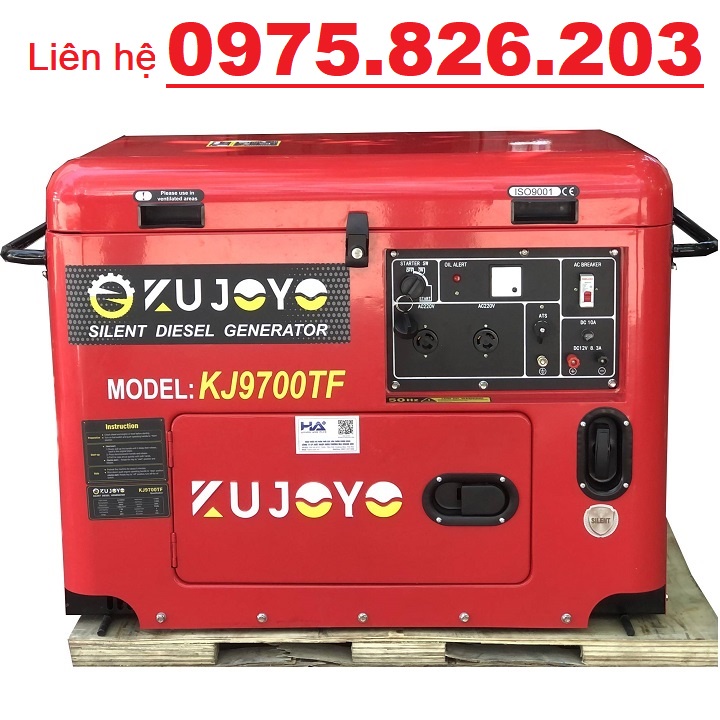 Máy Phát Điện Chạy Dầu 6Kw Kujoyo KJ9700TF