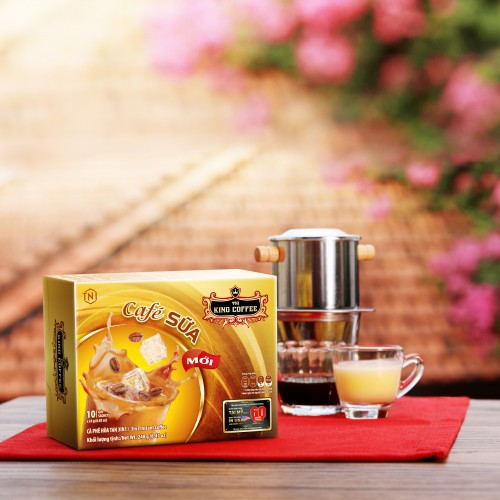 CÀ PHÊ SỮA HÒA TAN KING COFFEE - HỘP 10 GÓI | BigBuy360 - bigbuy360.vn