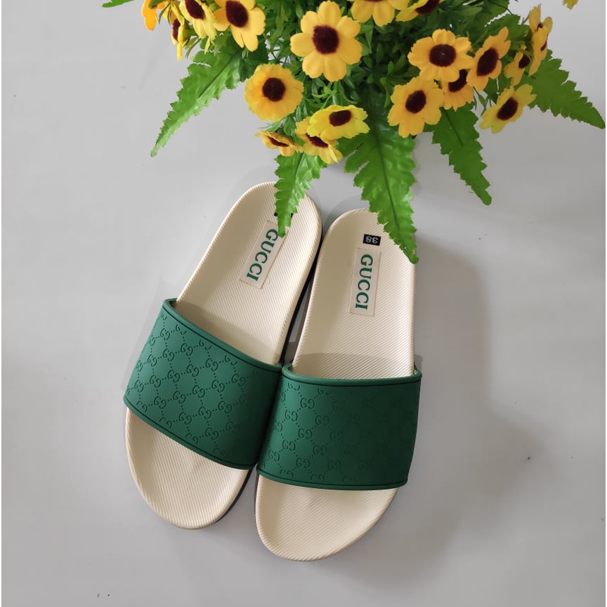⚡HÀNG SIÊU CẤP⚡ Dép quai ngang nam GC đế trắng quai xanh - Dép lê nam Hàn Quốc siêu đẹp