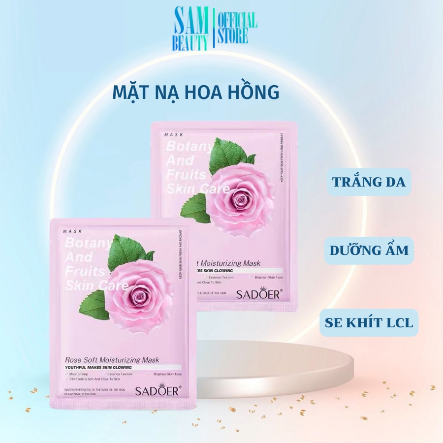 MẶT NẠ TƠ TẰM, MẶT NẠ GIẤY DƯỠNG DA DƯỠNG ẨM cung cấp các loại Amino Acid tự nhiên cho da sáng và khỏe mạnh SamBeauty