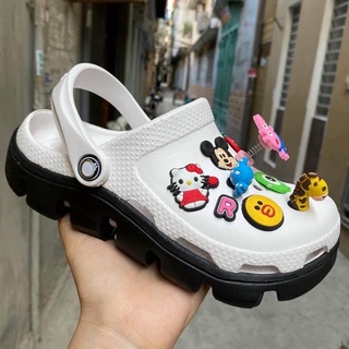 Dép cross Trắng Cá Full Tag Cao Cấp Đẹp Nhất [ Giá Sỉ+ Loại Xịn Nhất+ 12 jb ]}