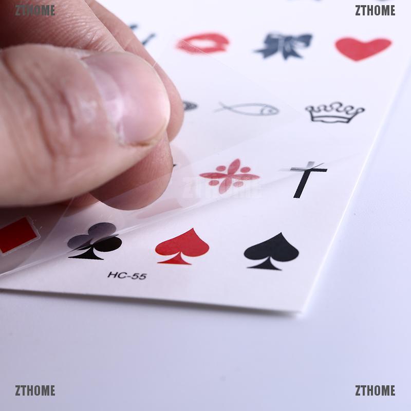 Hình xăm dán họa tiết dễ thương chống nước tiện lợi