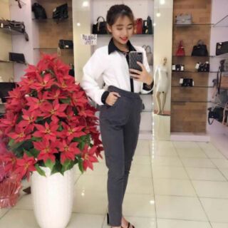Quần tây vải thiết kế
