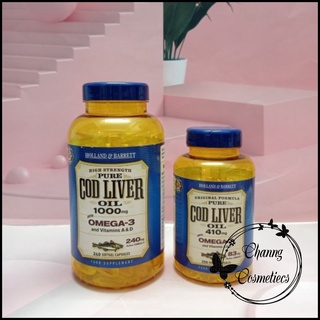 DẦU GAN CÁ TUYẾT COD LIVER HOLLAND BRRETT UK