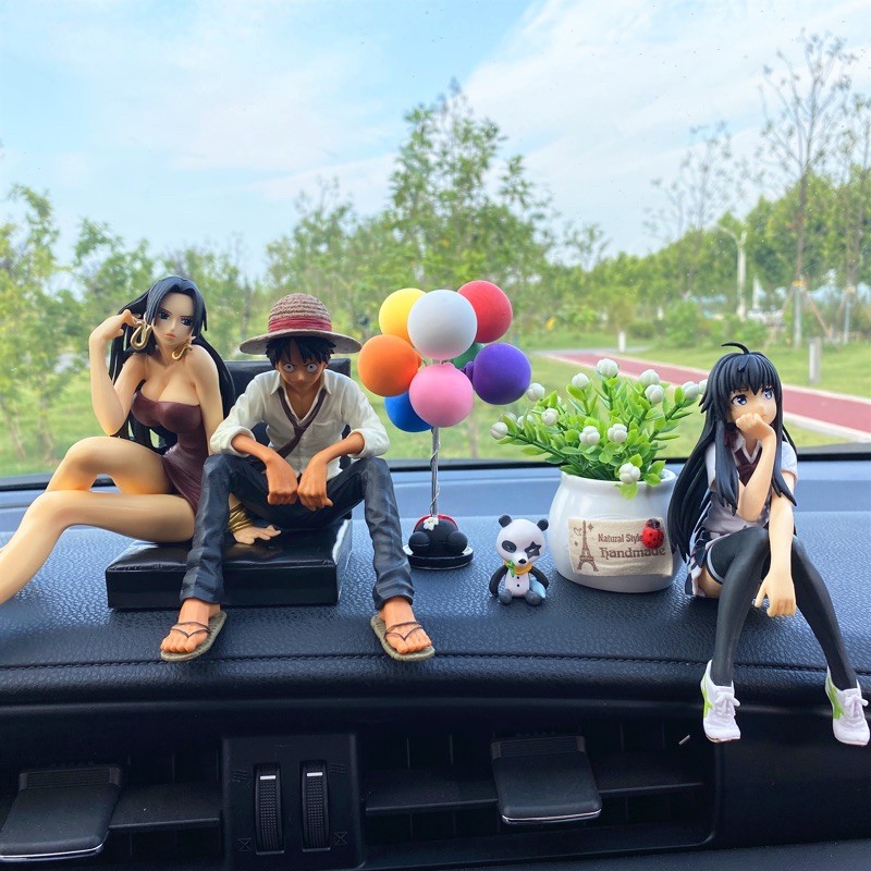 &lt;Có ghế&gt; Mô hình figure nhân vật Luffy và BOA trong One Piece