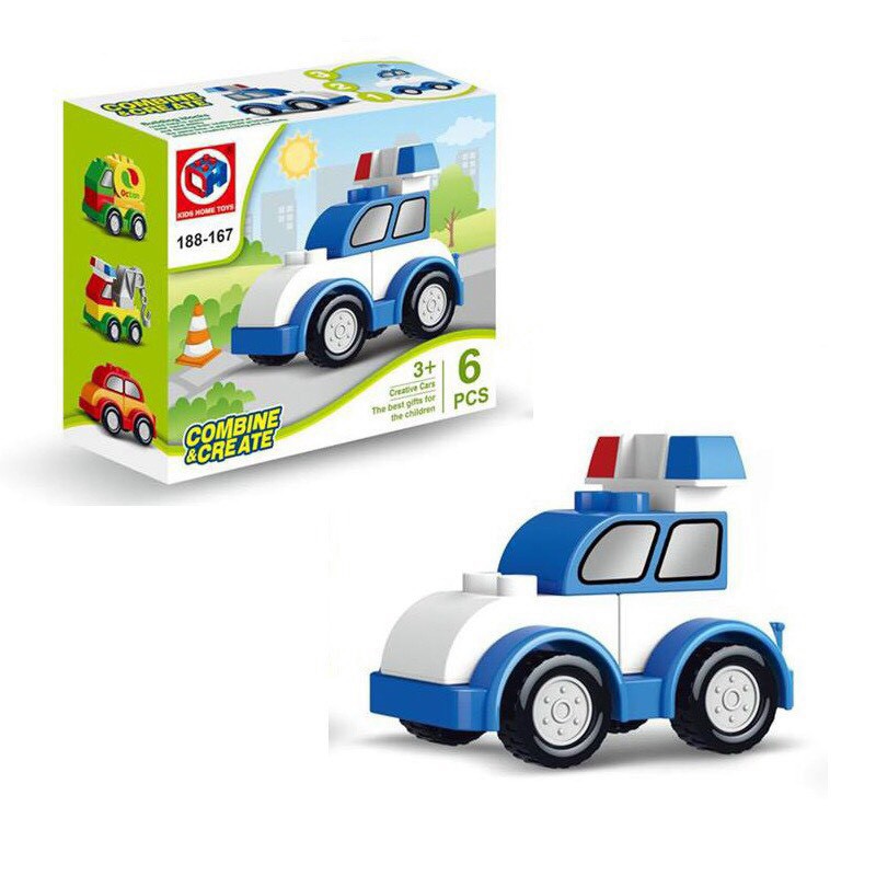 Đồ chơi lắp ghép ô tô 6 mảnh