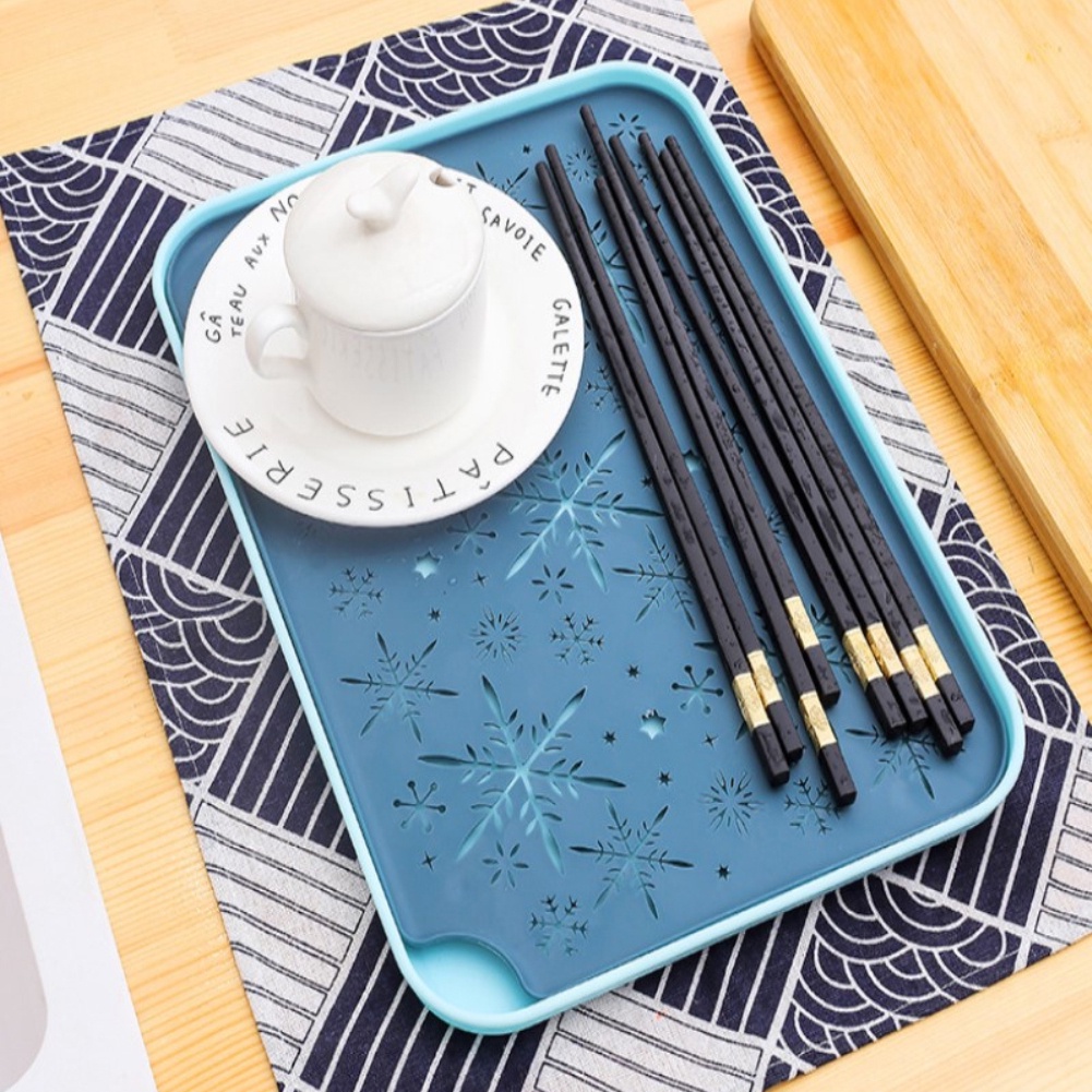 Khay nhựa chữ nhật úp cốc úp ly để ráo nước tiện dụng cho nhà bếp khay úp ly khay decor đựng đồ ăn ❤