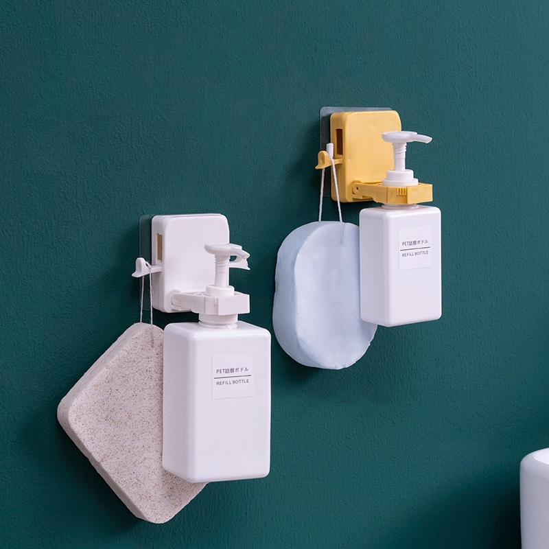 Giá gắn tường Ossayi tự dính điều chỉnh được để đựng dầu gội đồ dùng nhà tắm tiện lợi