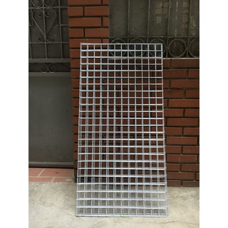 Lưới Hàn Sắt 2 Tấm Chữ Nhật 60x100Cm và 60x120Cm, 40 Móc Sắt Cài 20Cm