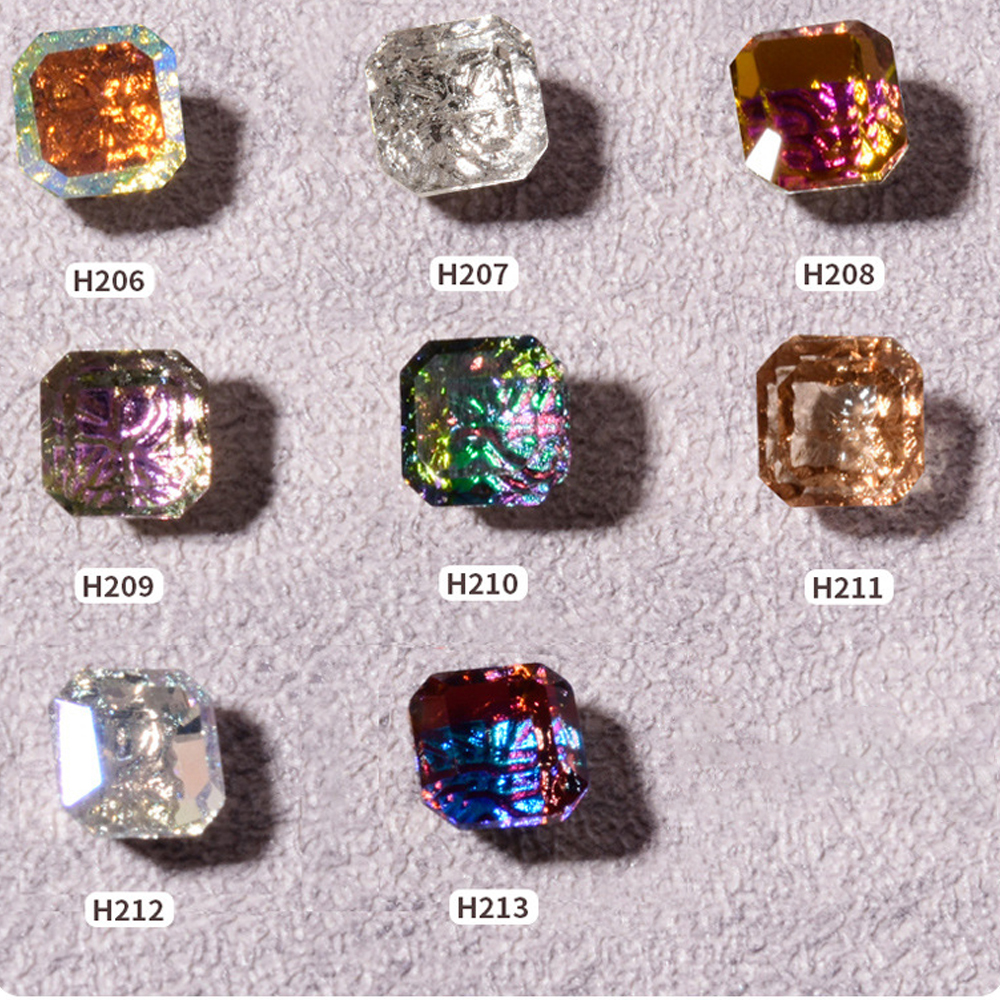 Set 10 Phụ Kiện Hoa Sen 3D Tự Đính Trang Trí Móng Tay