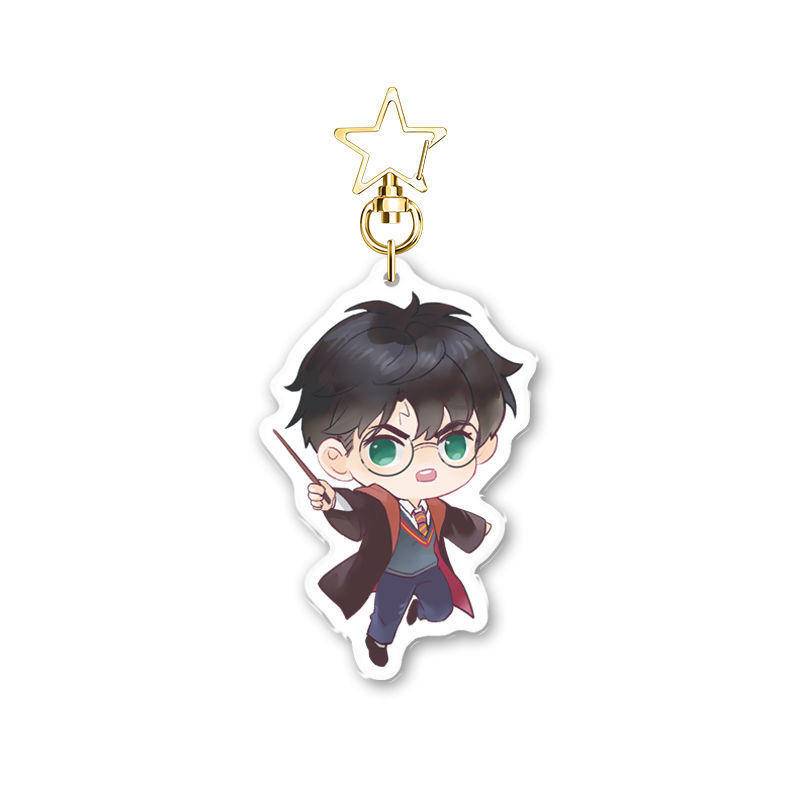 Móc Khóa Cầm Tay Hình Huy Hiệu Trong Phim Harry Potter