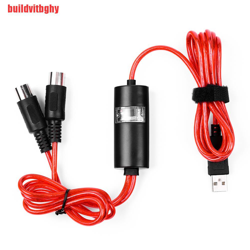 (Mua-Code) Dây Cáp Chuyển Đổi Midi Sang Usb Bàn Phím Nhạc