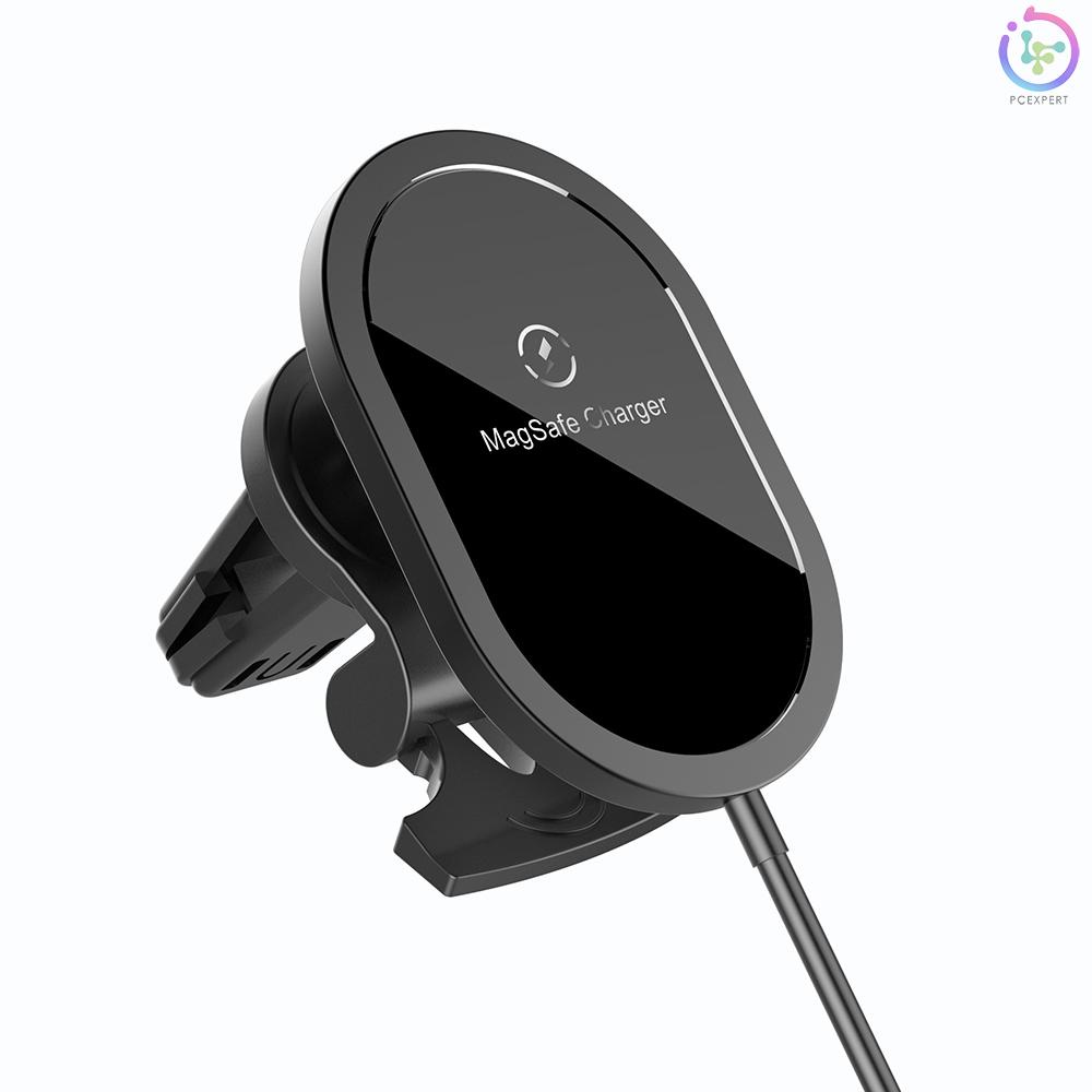 X439 Car Wireless Charger 15W Fast Charge Replacement for iPhone 12 Series Black