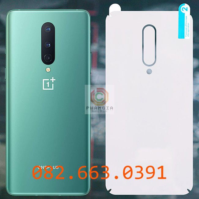 Dán PPF bóng, nhám cho Oneplus 8 màn hình, mặt lưng, full lưng viền siêu bảo vệ