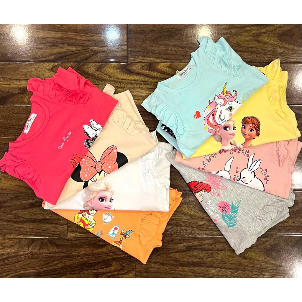 Bộ bé gái cotton quần legging 8 mẫu