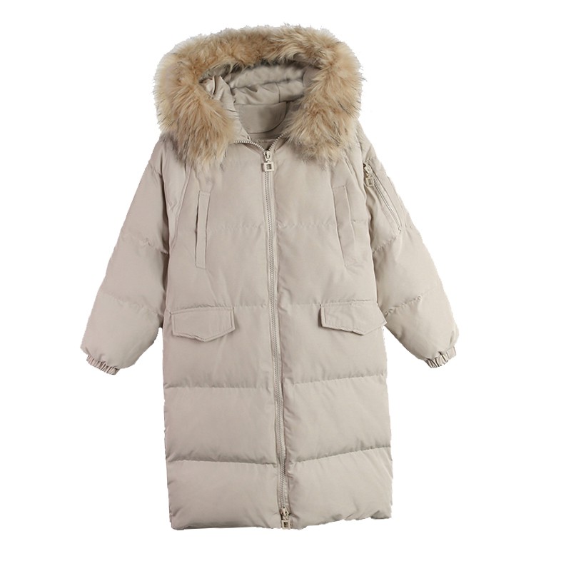 [Có sẵn] ÁO PHAO CỔ LÔNG DÁNG DÀI SANG CHẢNH CHO MÙA ĐÔNG | BigBuy360 - bigbuy360.vn