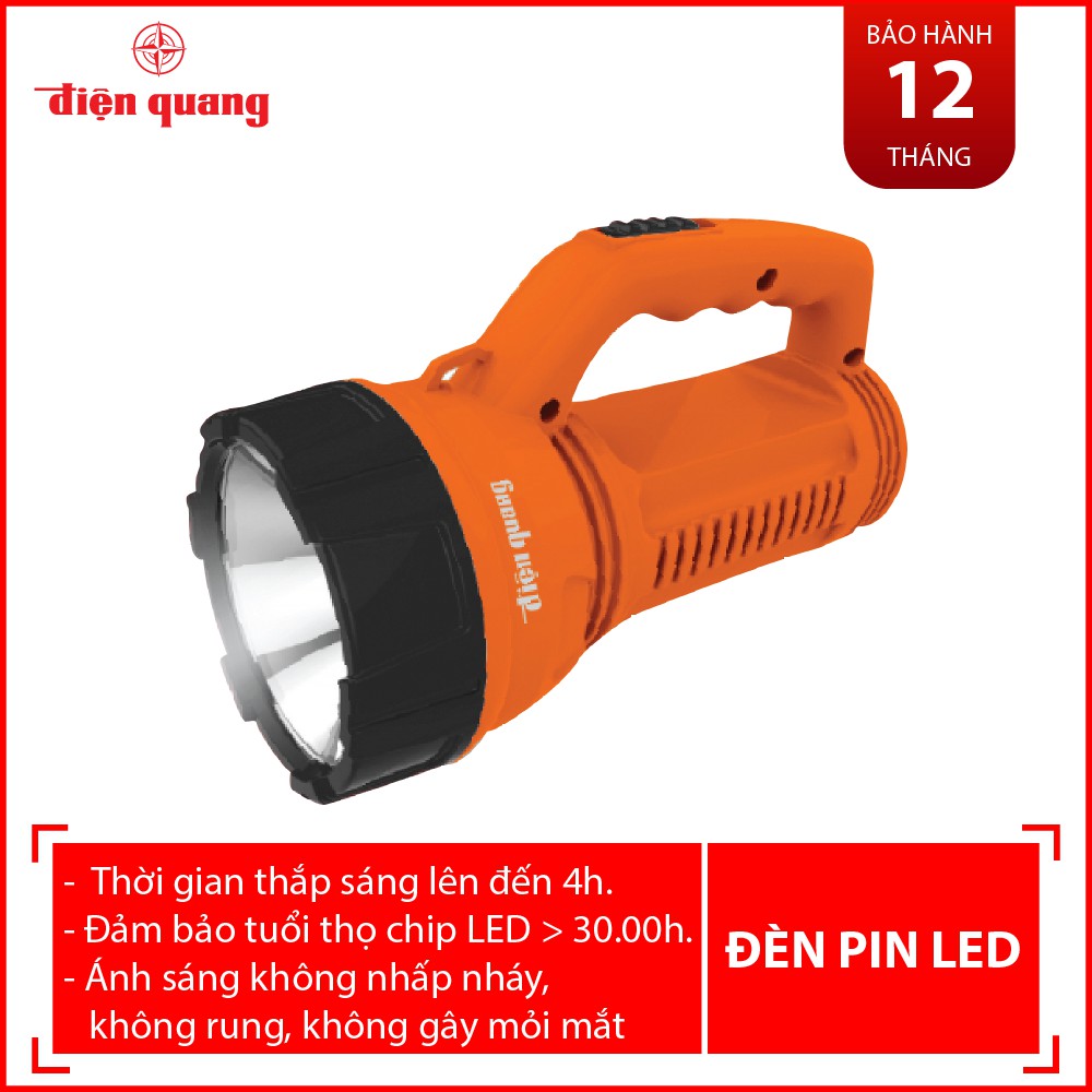 Đèn Pin LED Điện Quang (Pin sạc) [HÀNG CHÍNH HÃNG]