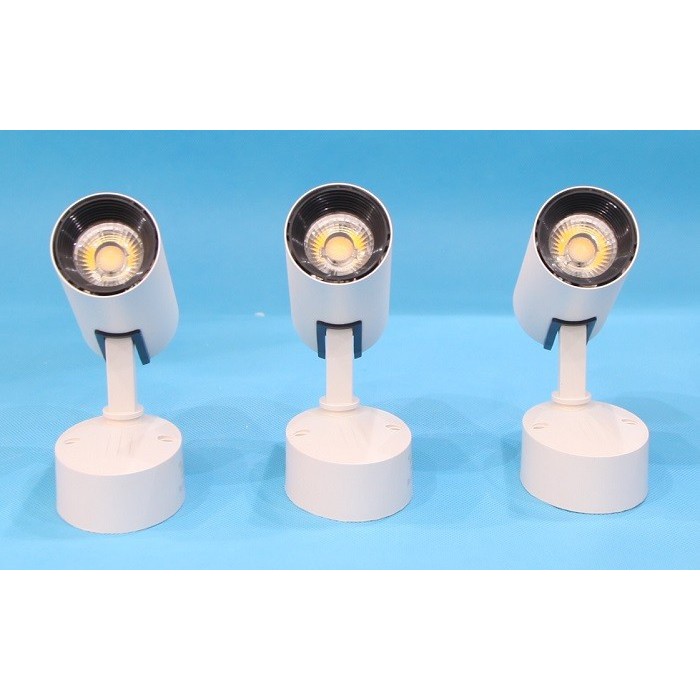 Combo 3 đèn LED Rọi Ống Bơ 10W ốp trần, tường, đèn soi tranh, đèn trang trí