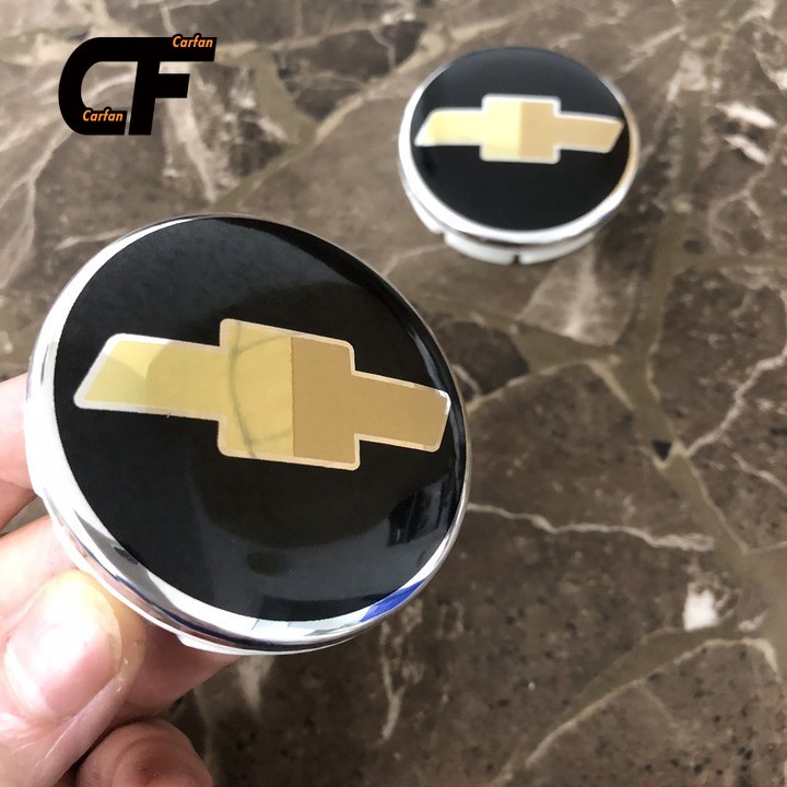 1 Chiếc Chevrolet  Logo chụp mâm, ốp lazang bánh xe ô tô Chevrolet đường kính 63mm Hubcaps.
