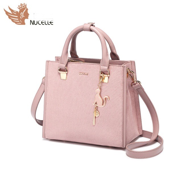 [Mã WABRBAGS giảm 20K đơn 99K] Túi xách nữ cao cấp Nucelle da lộn - MG47