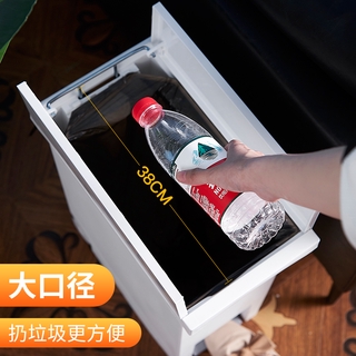 Thùng rác nhà bếp kiểu Bàn đạp có nắp chống mùi lớn dùng cho gia đình, phòng khách sáng tạo phòng tắm Bắc Âu dung lượng 