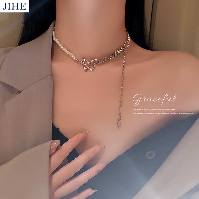Vòng cổ Choker Ngọc Trai Đơn Giản