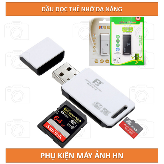 Đầu đọc thẻ nhớ FB-360, đầu đọc thẻ nhớ đa năng