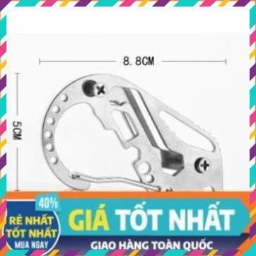 Móc khóa Carabiner - Lưu Trữ Chìa Bằng Thép Không Gỉ Ron Cao Su và Long Đền  Hàng Có Sẵn Trong Kho