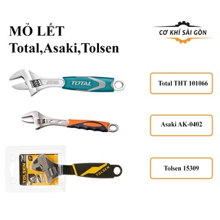 Mỏ lết các thương hiệu Total, Tolsen, Asaki