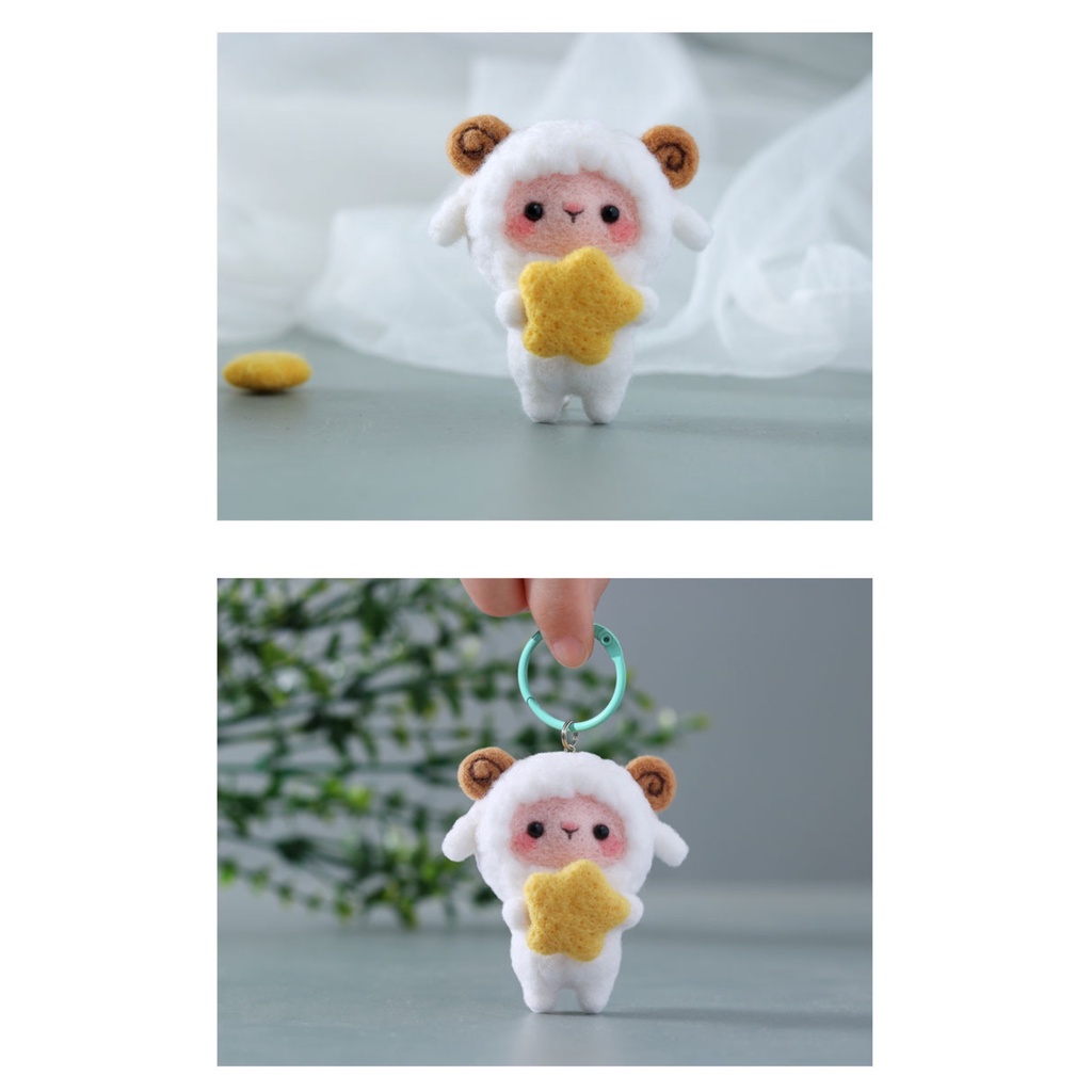Len Chọc Handmade, Bộ Kit Len Chọc Nông Trại Vui Vẻ