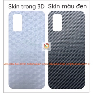 Miếng dán mặt lưng skin carbon Realme Q2