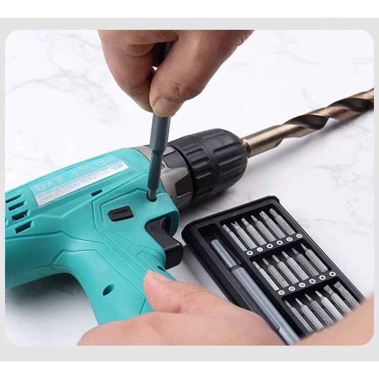 Bộ Tua Vít đa năng mini 24 đầu chất liệu thép, sửa chữa máy móc, điện tử cỡ nhỏ