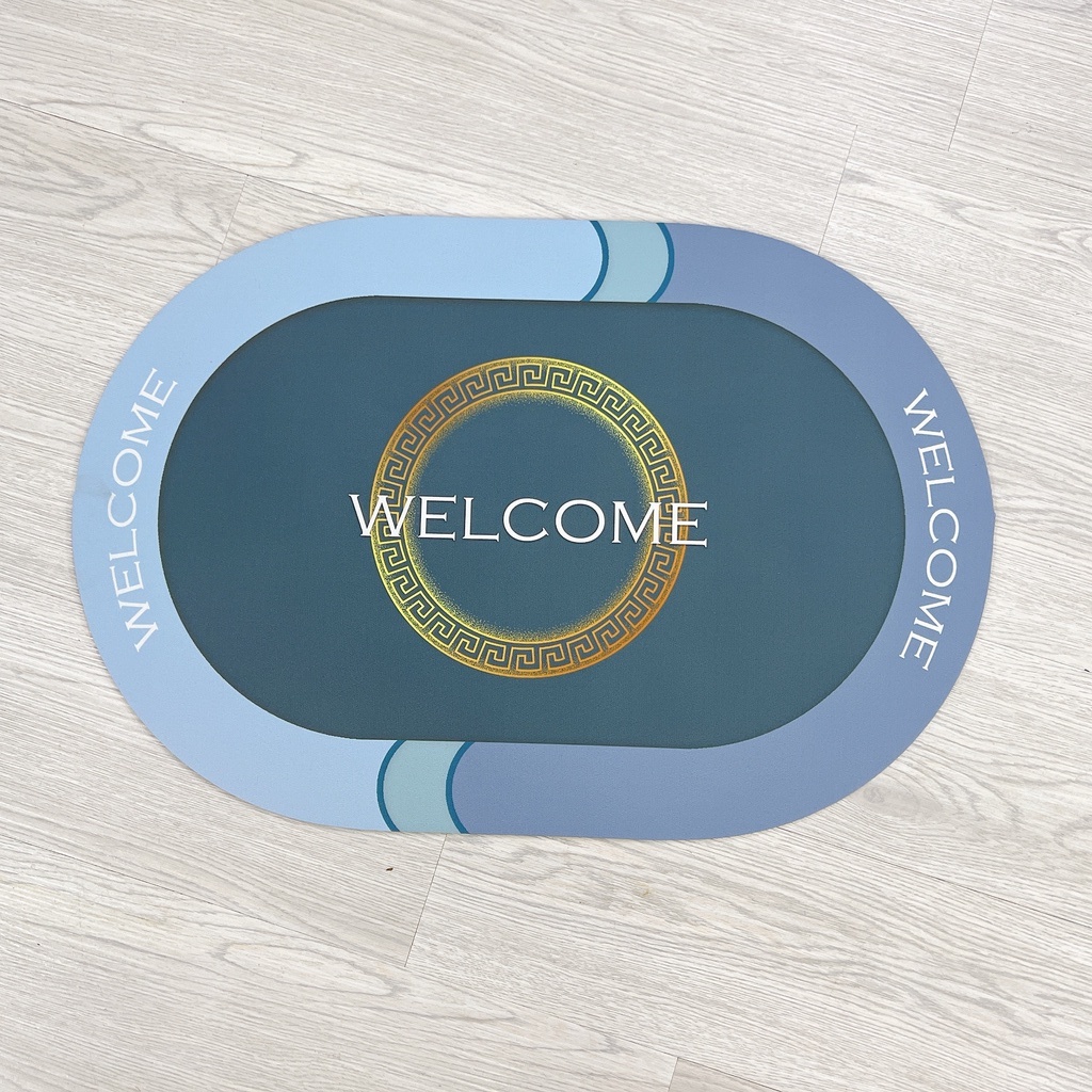 Thảm chùi chân silicon hút nước, chống trượt nhà tắm Dercor 4.0