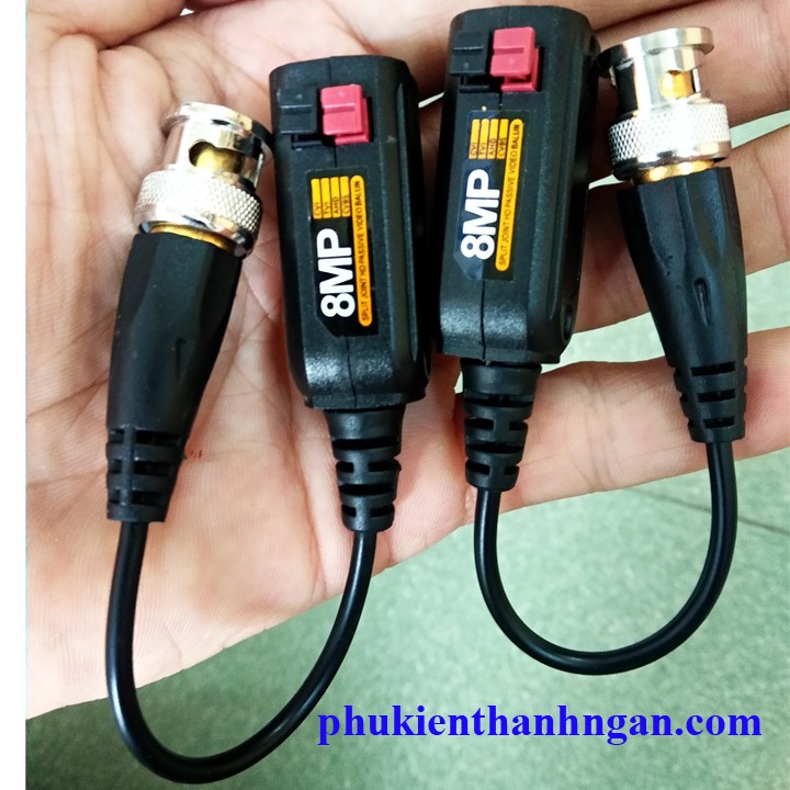 Balun gài 8.0MP cao cấp chất lượng cao BDV-05  - video balun 8.0mp - balun camera 8.0mp
