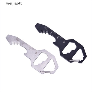 weijiaott Outdoor Multi-function Tool Card Opener Keychain With Multi-purpose Gadgets Tool WT