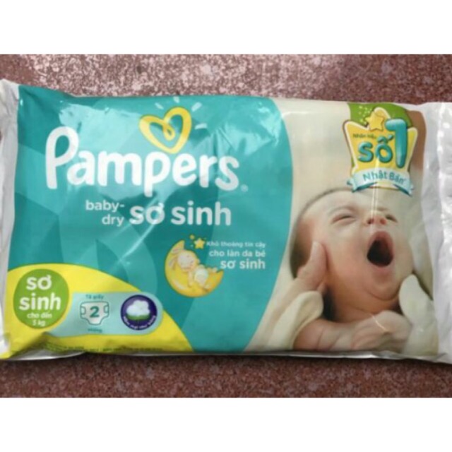 Tã dán sơ sinh pamper newborn 120m