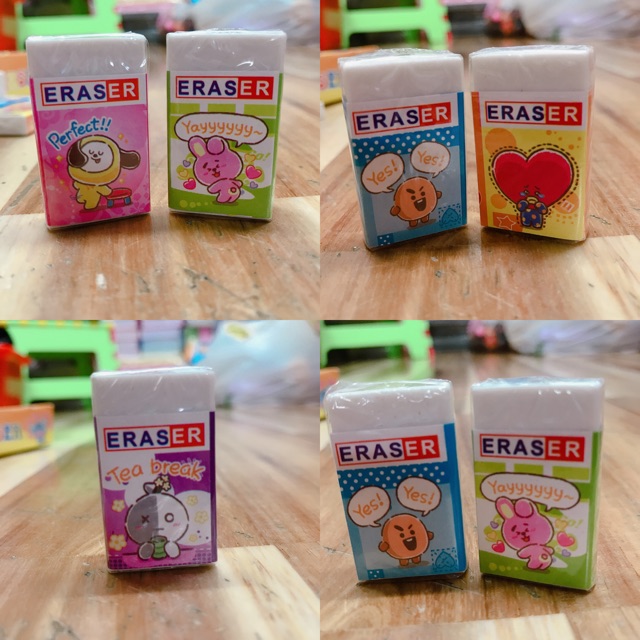 Gôm tẩy bút chì BTS