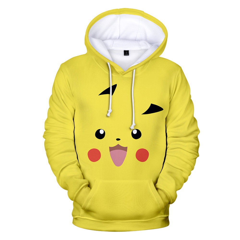 Áo Khoác Hoodie Pokemon Pikachu Eevee Charmander Squirtle Bulbasaur Hóa Trang Cho Bé Trai / Bé Gái